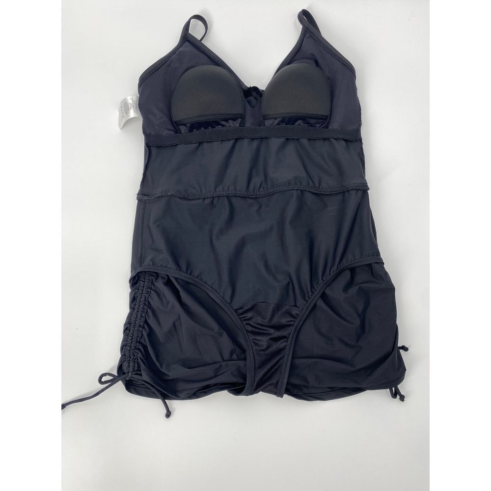 Dreamsuit Miracle Brand Slimming Black Size‎ 10 Swimsuit One Piece Ruched - Picture 5 of 10